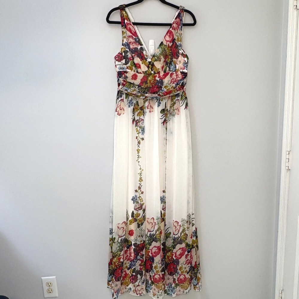 NWT Ever-Pretty Floral Chiffon Formal Dress XL Womens 10 Pageant Prom Maxi - Picture 3 of 10